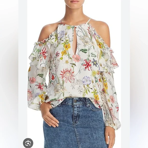 Parker Abby Cold Shoulder Blouse - Picture 5 of 6